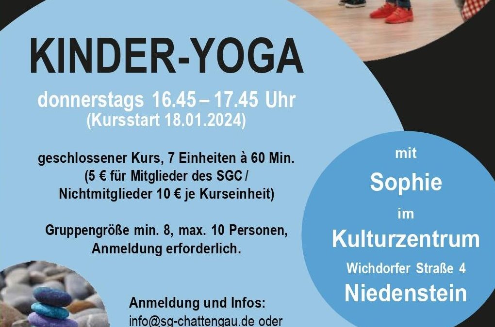 Neuer Kinder-Yoga Kurs ab Januar 2024