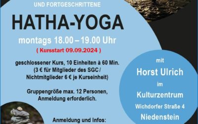 Neuer Hatha-Yoga Kurs startet