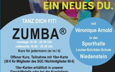 Neue Zumba Kurse ab Januar 2025