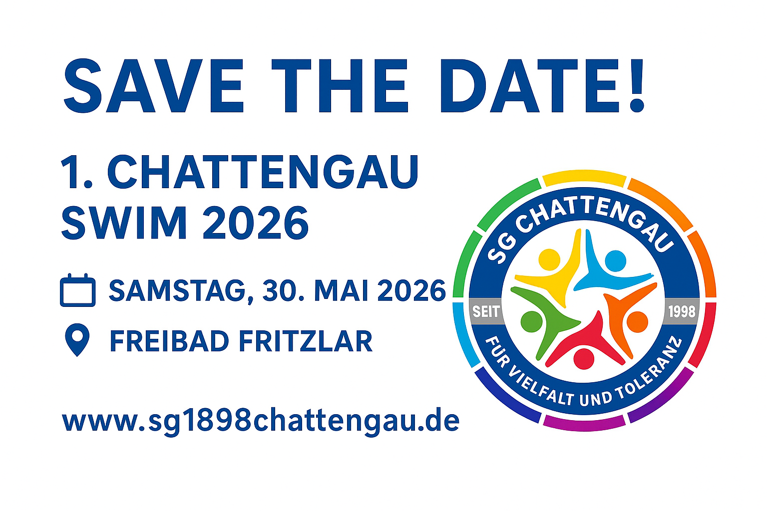1. Chattengau Swim 2026 – 30. Mai Freibad Fritzlar