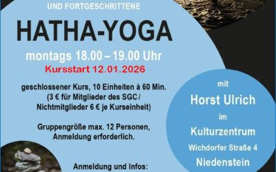 Starte entspannt ins neue Jahr – mit unserem Hatha-Yoga-Kurs ab Januar!