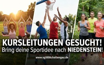 Kursleitungen gesucht – bring deine Sportidee nach Niedenstein !